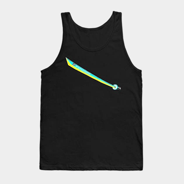 Katana with Blank Text, v. Code Tank Top by punchado